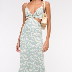 Abercrombie & Fitch Julia Slip Cutout Maxi Dress